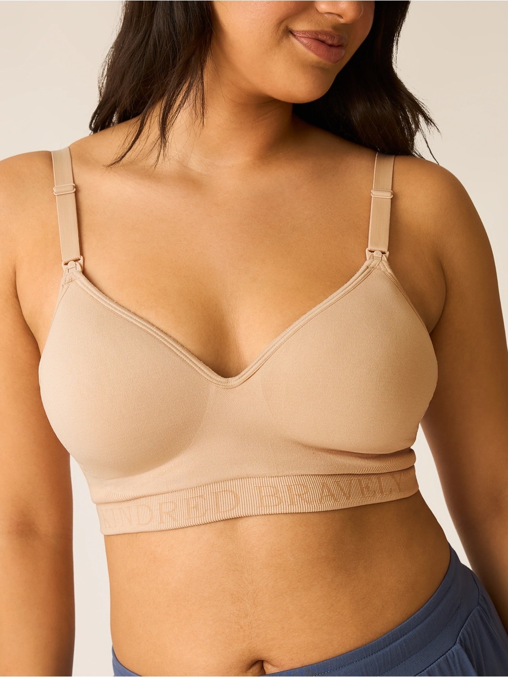 Kindred Bravely Signature Sublime Contour Hands-Free Pumping Nursing Bra L KB16